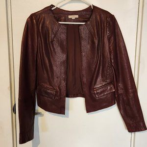 Loft Genuine Leather Jacket, XS